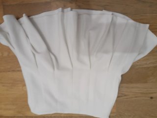 Falda corta Bershka blanca Talla S