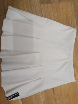 Falda corta Bershka blanca Talla S