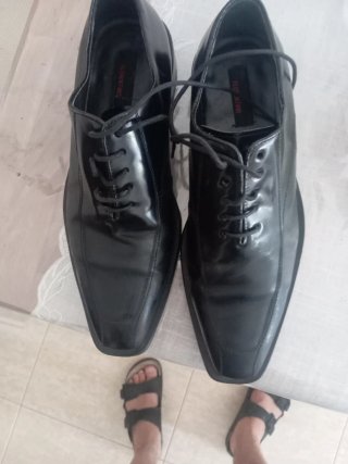 Traje de boda negro+zapatillas florentino 41-42