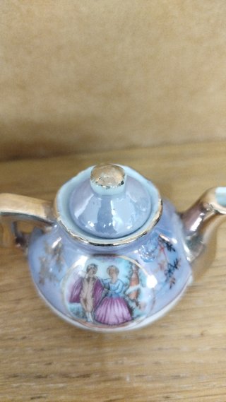 Lote porcelana tazas joyero