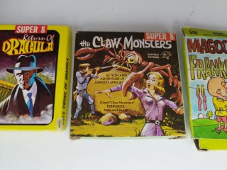 Películas Super 8: Drácula, Monstruos, Frankenstei