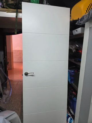 Puerta dormitorio blanca 72,5 cm