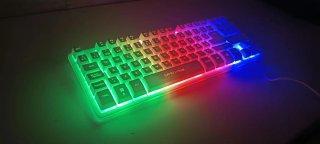 Teclado Gaming Trust RGB Blanco