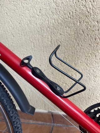 Bicicleta de paseo Riverside roja decathlon.