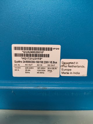 Inversor Cargador Victron Quattro 24/8000/200