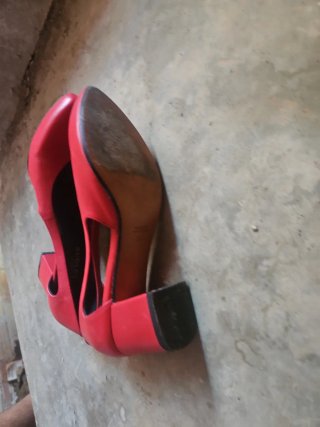 Zapatos planos rojos Audley