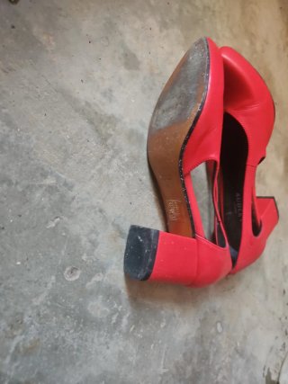 Zapatos planos rojos Audley