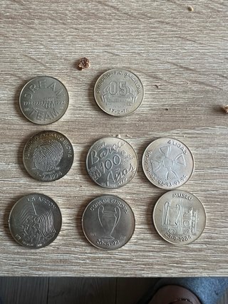 8 Monedas FC Barcelona Plata 800