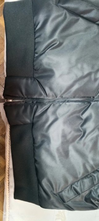 Chaqueta Zara Invierno Talla XL Negra