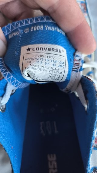 Converse All Star Low Vintage Talla 43