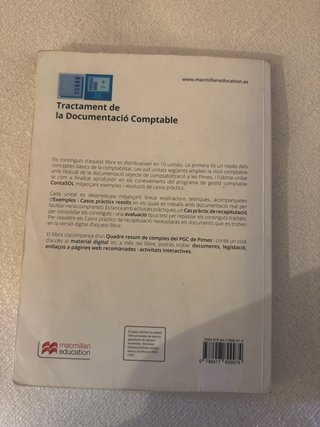 Tractament de la documentació comptable