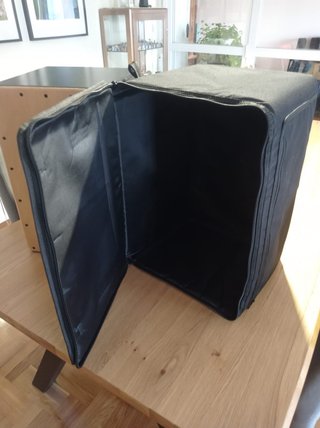 Cajón Flamenco Media Luna - Modelo Rock (+ Funda)