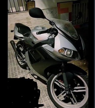 Moto 49cc Deportiva Negra/Plata