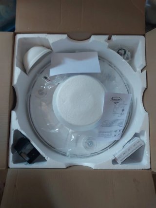 Ventilador de techo con lámpara LED retráctil