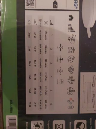Ventilador de techo con lámpara LED retráctil
