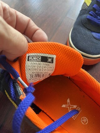 Zapatillas Munich Talla 36 Azul Naranja