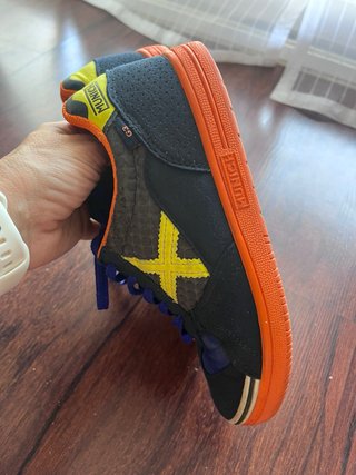Zapatillas Munich Talla 36 Azul Naranja