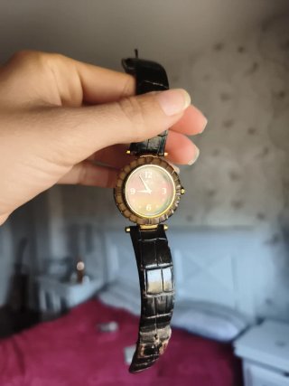 Reloj Lotus Marrón Dorado Modelo 15912/C analógico