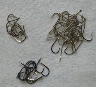 Lote 10 pesca: giratorios y anzuelos