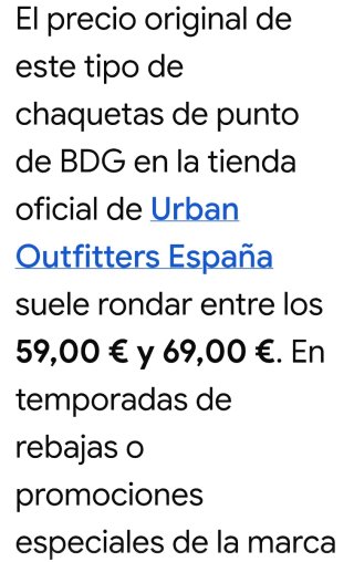 Chaqueta BDG punto invierno