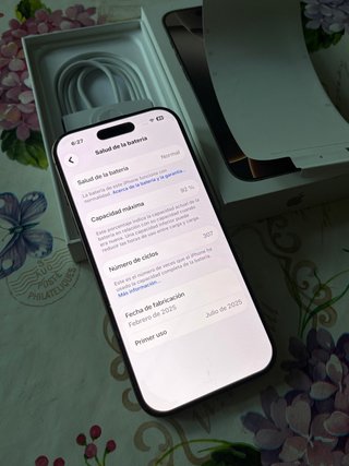 iPhone 16 Pro 128gb 92% Batería