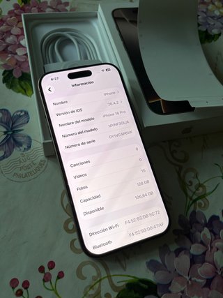 iPhone 16 Pro 128gb 92% Batería