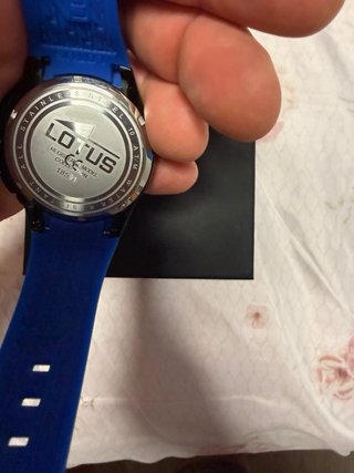 Reloj Lotus Cronógrafo Negro y Azul