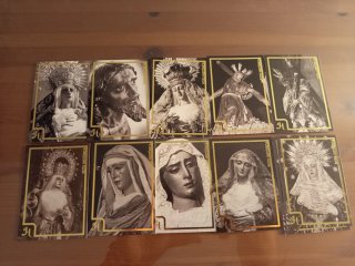 Lote Tarjetas Holy Cards Sevilla 2025