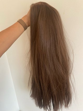Peluca castaña