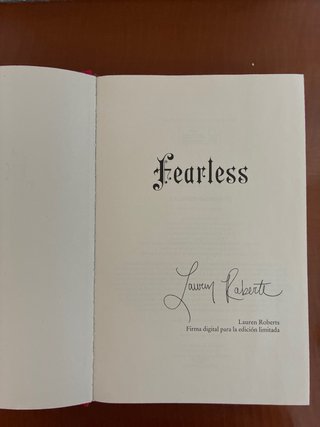 Fearless (edición Especial Limitada, Cantos Pin...
