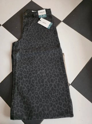 Pantalones Lefties Wide Leg Leopardo Talla s
