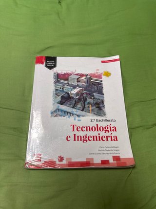 Tecnología e ingeniería, 2 bachillerato