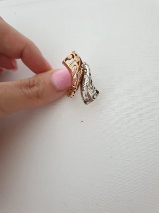 Anillo Oro 585 Bicolor 7.01g. Unico