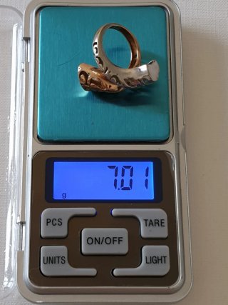 Anillo Oro 585 Bicolor 7.01g. Unico