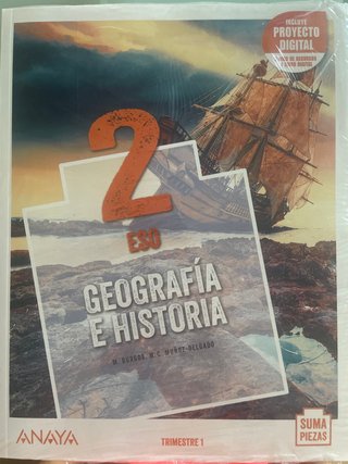 Libros de geografía e historia 2o eso