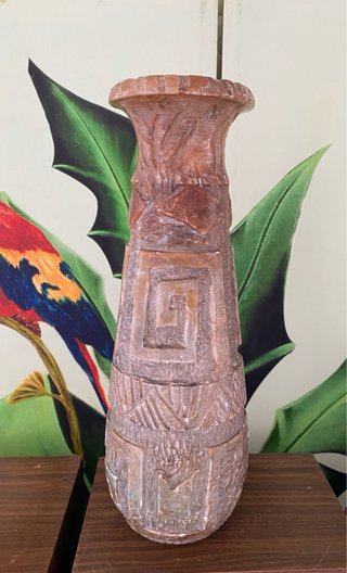 Jarrón Vintage Mármol Precolombino