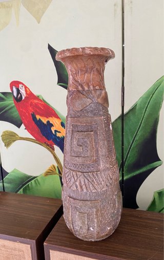 Jarrón Vintage Mármol Precolombino