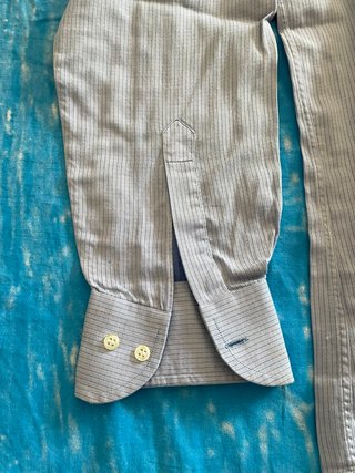 Camicia Cassera Uomo Tg. 39 Interno Blu