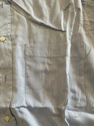 Camicia Cassera Uomo Tg. 39 Interno Blu