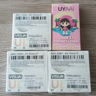 Lentillas de colores cosplay pack de 4
