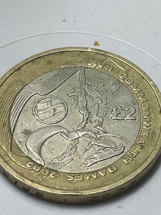 Moneda 2 Libras Commonwealth Games 2002