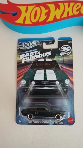 Hot Wheels 1967 Custom Mustang Fast & Furious