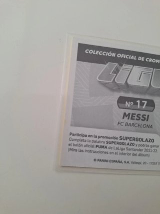 Cromo Leo Messi LaLiga Santander 2021-22