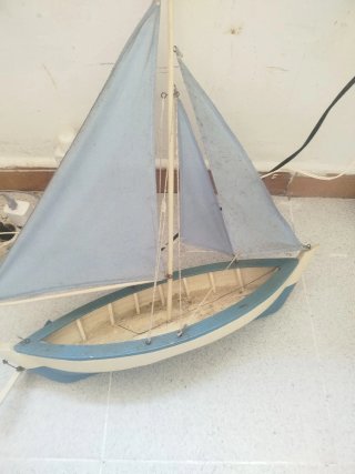 Barco de pesca decorativo