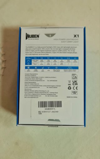 Linterna Wuben X1