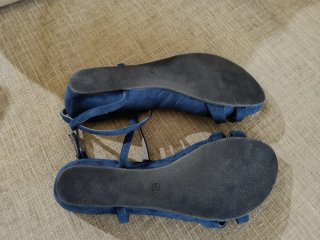 Sandalias azules con pedrería T39