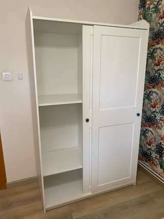 Armario 2 puertas correderas HAUGA Ikea