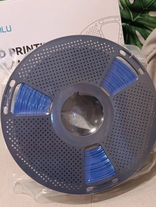 Filamento Sunlu Silk PLA+ Dual Color Negro/Azul