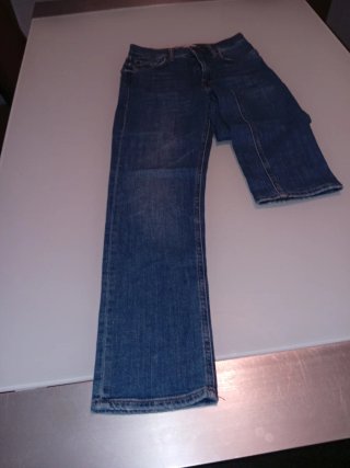 Pantalón ancho Zara azul