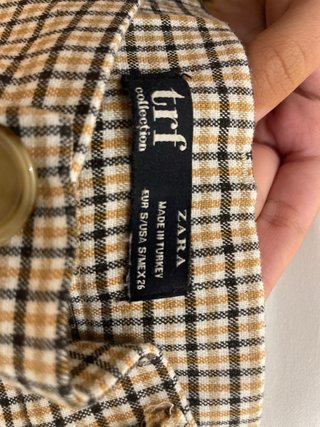 Pantalones Zara cuadros talla S